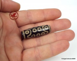 Powerful "21 Eyes" DZI,  Tibetan prayer bead,  old Tibetan agate prayer bead DZI,  Tibetan bead.