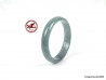 Anillo de jade verde azulado, tamaño 11,5-21 mm, jadeíta natural translúcida de color azul claro, certificado