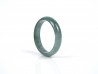 Translucent Light Teal Natural Jadeite Jade Ring US 11 - 20.6mm,  Jadeite Jade with Certificate