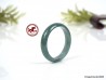 Translucent Light Teal Natural Jadeite Jade Ring US 11 - 20.6mm,  Jadeite Jade with Certificate