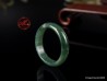 Anillo de jadeíta verde natural, tamaño 6-16,6 mm, anillo de jadeíta certificado. Anillo de jade para mujer y niña.