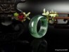 Natural Dark Green Jadeite Jade Ring US 12.25 - 21.6mm,  Certified Jadeite Jade ring. Jade ring for men. Jade thumb ring.