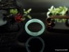 Natural Light Bluish Green Icy Jadeite Jade Ring US 6.25 -16.8mm,  Certified Jadeite Jade ring. Jade ring