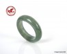 Natural Jade Ring US 6.5 -17mm size,  Translucent Light Green Jadeite Natural Jade Ring with certificate. Jadeite Ring