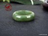 Natural Jadeite Ring size US 6.75 - 17mm,  Translucent Green natural Jadeite Jade Ring,  Certified Untreated