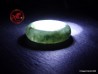 Natural Jadeite Ring size US 6.75 - 17mm,  Translucent Green natural Jadeite Jade Ring,  Certified Untreated