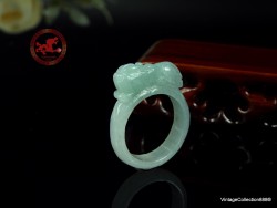 Pixiu Jade Ring US 8.75 -...