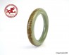 Chinese Hetian Jade Bracelet 59mm-2.32" with engraved sutra prayer to Kwan Yin,  Nephrite Hetian Jade Bracelet