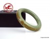 Chinese Hetian Jade Bracelet 59mm-2.32" with engraved sutra prayer to Kwan Yin,  Nephrite Hetian Jade Bracelet