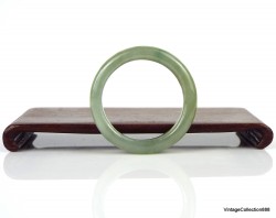 Natural Jade thin Ring US 6.25-16.8mm,  light Green natural Jadeite Jade Ring,  Certified Untreated Undyed Jade ring