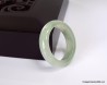 Natural Green Jade Ring US 8.25 - 18.2mm,  Icy light Green Jadeite Jade Ring (Grade A) Certified- CJR57475