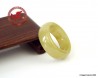 Yellow Jade Ring US 6.75 - 17.1mm,  natural Jadeite Ring,  honey Jade Ring,  yellow Jadeite Jade Ring,  6.75 for women