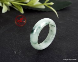 Natural White Green Jade...