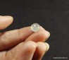 Jade cabochon 3 ct Icy clear cloud texture. Natural Jade Jadeite "Grade A",  Untreated Jade cabochon for ring -JB624