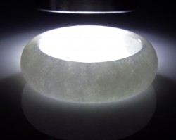 Natural White Jade Ring US 7 - 17.4mm,  white Jadeite Jade wide ring,   natural jadeite jade ring,  Jade ring