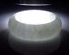 Natural White Jade Ring US 7 - 17.4mm,  white Jadeite Jade wide ring,   natural jadeite jade ring,  Jade ring