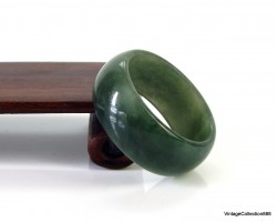 Natural Jade Ring US 9.5 -...