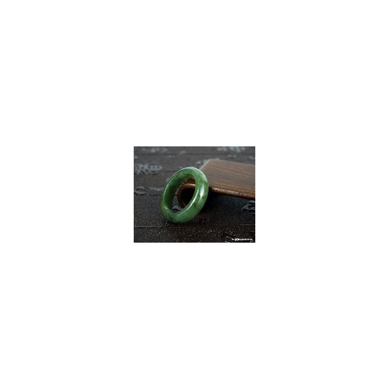 Jade ring,  natural Jadeite Jade Ring US 6.5 - 17mm,  Green Jade Ring,  Untreated & Undyed certified,   size 6.5