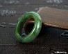 Jade ring,  natural Jadeite Jade Ring US 6.5 - 17mm,  Green Jade Ring,  Untreated & Undyed certified,   size 6.5