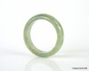 Anillo de jade natural, talla US10,25-20 mm, anillo de jade jadeíta natural verde claro helado, certificado sin tratar