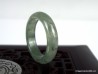 Anillo de jade verde helado, tamaño 7,75-17,8 mm, anillo de jadeíta verde helado transparente translúcido natural