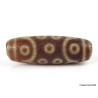 Antique DZI "15 Eyes" agate bead - Tibetan agate Dzi beads, tribal ethnic Dzi beads, prayer tibetan beads, DZI151