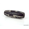 Old,  Rare and cracked DZI bead "Pestle for subduing demons",  tibetan Dzi stone bead,  prayer tibetan bead