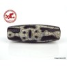 Old,  Rare and cracked DZI bead "Pestle for subduing demons",  tibetan Dzi stone bead,  prayer tibetan bead