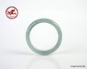 Greenish Blue Jade Ring US 7.75 - 18mm,  Natural light blue Jadeite Jade Ring,  Certified Jade ring,  Icy bluish jadeite