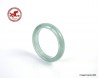 Greenish Blue Jade Ring US 7.75 - 18mm,  Natural light blue Jadeite Jade Ring,  Certified Jade ring,  Icy bluish jadeite