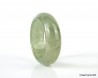 Icy Green Jade Ring US 9.75 - 19.7mm,   Natural translucent Green Jadeite Jade Ring,  Certified Jade ring