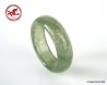 Anillo de jade verde helado natural, talla US 8,5 -18,6mm, jadeíta verde claro translúcida, certificado sin tratar