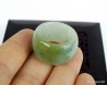 Natural Jade Ring US 11.5 - 21mm,  Natural Green & Yellow Jadeite Jade Ring,  Natural translucent Jade ring Certified,  man