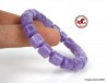 Lavender Jade barrel beaded Bracelet 10mm,  purple Jadeite Jade bead stretch Bracelet,  bangle for woman or men