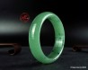 Green Aventurine Bangle 54.5mm - 2.14",  Green stone rigid bracelet,  Green Aventurine rigid bangle for women.