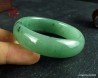 Green Aventurine Bangle 54.5mm - 2.14",  Green stone rigid bracelet,  Green Aventurine rigid bangle for women.