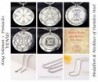 King Solomon Pentacles of VENUS, Stainless Steel pendants necklaces, Solomon Seal of Venus, Optional Spell and consecration