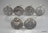 6x King Solomon pendants, Lot of 6x Solomon seals, pentacles, Sun, Moon, Mars, Venus, Jupiter, Saturn, Spell Activation optional