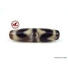 Antique and Powerful agate bead Dzi,  Tibetan DZI "Double Tiger Tooth",  high energy DZI bead,  Tibetan agate bead