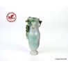 Chinese Snuff Bottle Jade carved, Rare and Ancient 19th Century of Qing Dynasty with a bird on branches & flowers