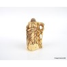 Antique Chinese Snuff Bottle,  Bone Snuff bottle Hand Carved Butterfly and Vegetation with signature on Base,  Carved Bone